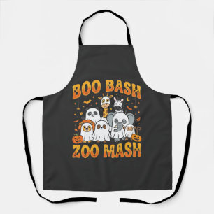 Halloween Zoo Animals Boo Bash Zoo Mash_1 Apron