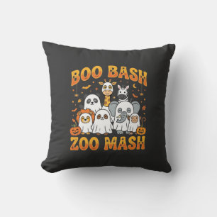 Halloween Zoo Animals Boo Bash Zoo Mash_1 Cushion