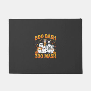 Halloween Zoo Animals Boo Bash Zoo Mash_1 Doormat