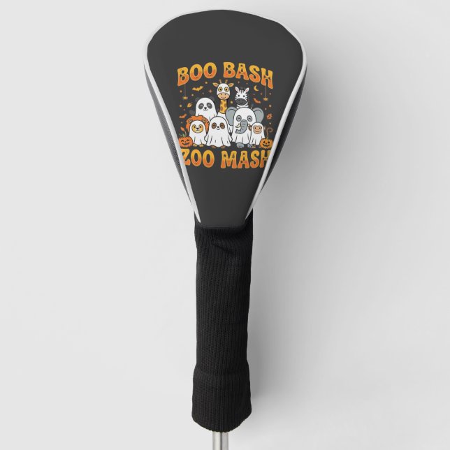 Halloween Zoo Animals Boo Bash Zoo Mash_1 Golf Head Cover (Front)