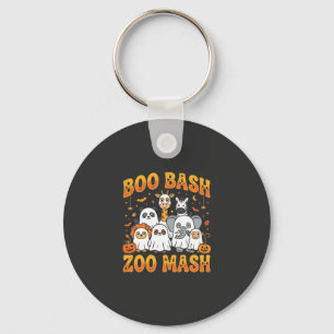 Halloween Zoo Animals Boo Bash Zoo Mash_1 Key Ring
