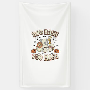 Halloween Zoo Boo Bash Funny Animal Party_1 Banner