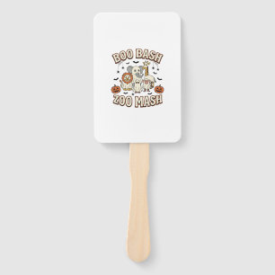 Halloween Zoo Boo Bash Funny Animal Party_1 Hand Fan