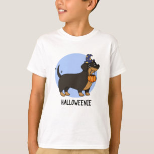 Halloweenie Funny Sausage Dog Pun  T-Shirt