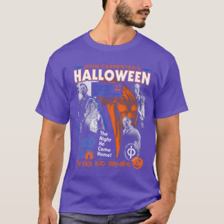 Halloweenrick is to Stay Alive Collage Retro Horro T-Shirt