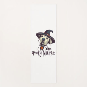 Halloween's Canine Hero One Spooky Nurse Dog   Yoga Mat