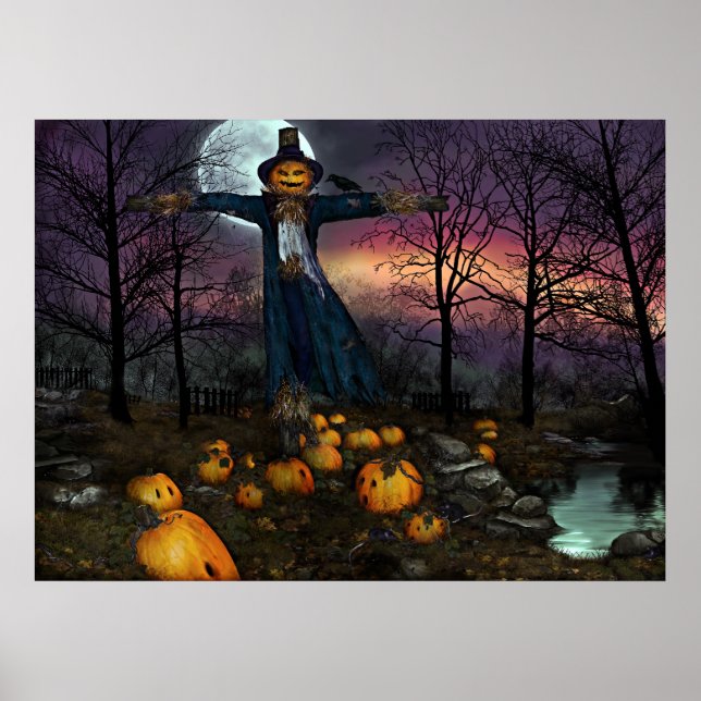 Halloweens Harvest -Scarecrow Poster (Front)