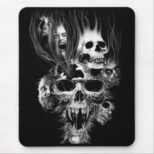 Halloween's scare. mouse mat