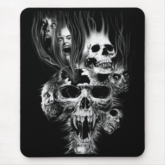 Halloween's scare. mouse mat (Front)