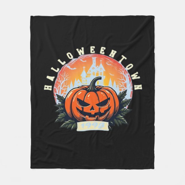 HalloweenTown 1998 Essential T-Shirt Fleece Blanket (Front)