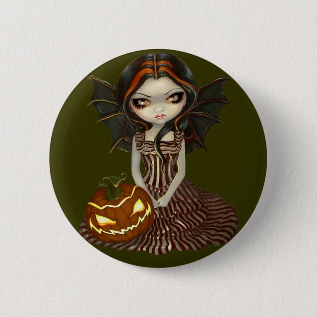"HalloweenTwilight" Button (Front)