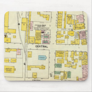 Hallowell, Kennebec County, and Maine 2 Mouse Mat