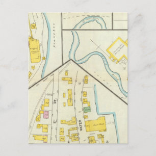 Hallowell, Kennebec County, and Maine 3 Postcard