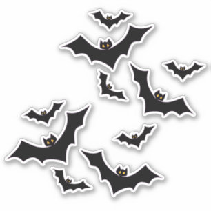 Hallowen Black Bats