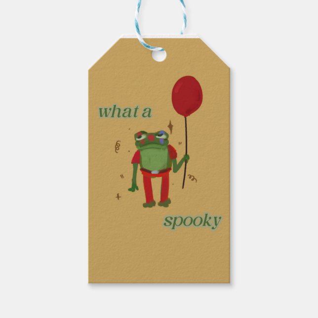 hallowen frog gift tags (Front)