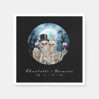 Hallowen Gothic Skulls Tarot The Lovers Wedding