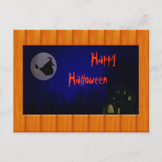 Hallowen Witch Postcard