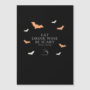 Hallowine Halloween Quote Eat Drink