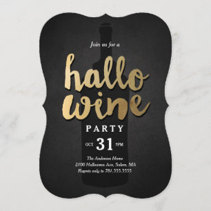 Hallowine Invitation