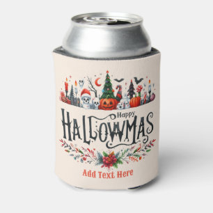 Hallowmas Halloween Christmas Mashup Can Cooler