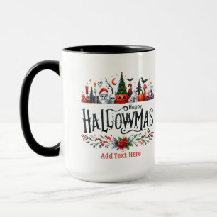 Hallowmas Halloween Christmas Mashup Mug