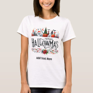 Hallowmas Shirts Halloween Christmas Mashup 