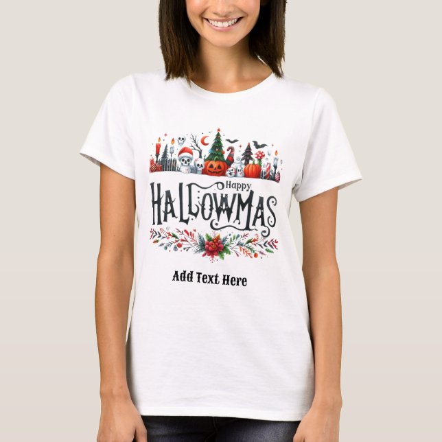 Hallowmas Shirts Halloween Christmas Mashup  (Front)