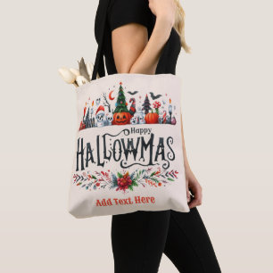 Hallowmas Totes Halloween Christmas Mashup