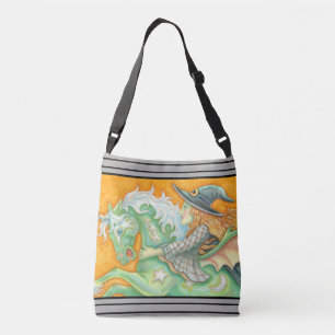 HALLOWS EVE WITCH AND HORSE CROSS BODY BAG
