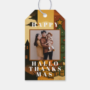 Hallowthanksmas – Halloween Thanksgiving Christmas Gift Tags