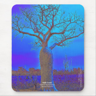 Halls Creek blue boab Mouse Mat