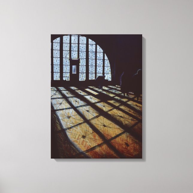 Halls of Freedom, Ellis Island Canvas Print (Front)