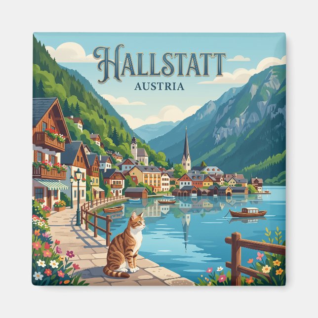 Hallstatt Austria Magnet (Front)