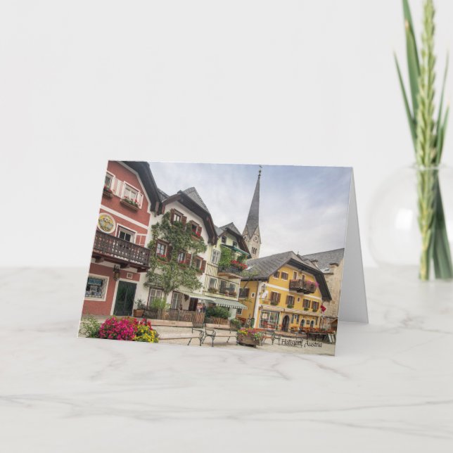 Hallstatt, Austria picturesque photograph Card (Front)