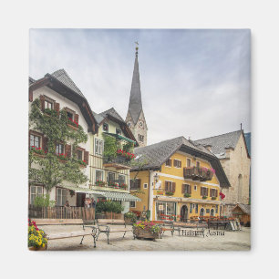 Hallstatt, Austria picturesque photograph, Magnet