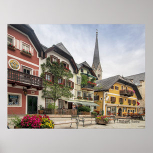Hallstatt, Austria picturesque photograph Poster
