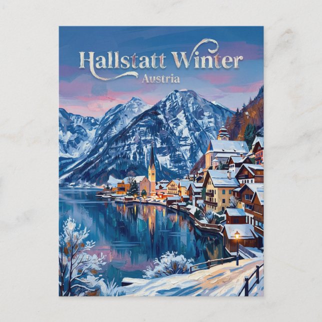 Hallstatt Austria Postcard (Front)