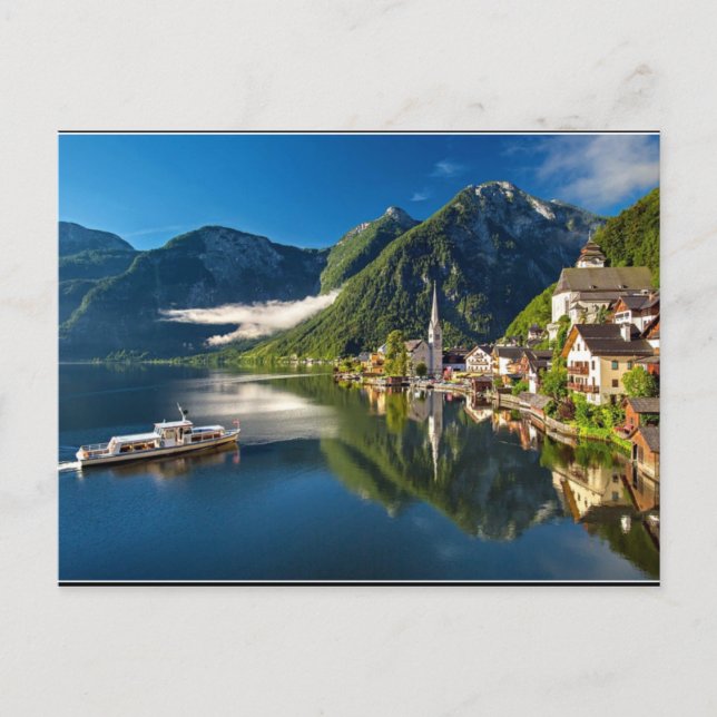 Hallstatt, Austria scenic photograph Postcard (Front)
