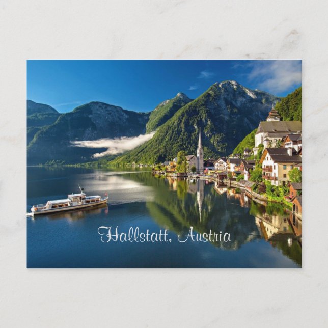 Hallstatt, Austria scenic photograph Postcard (Front)