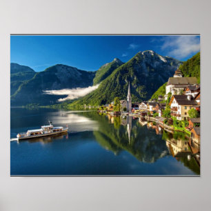 Hallstatt, Austria scenic photograph Poster