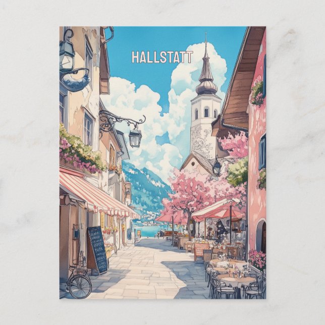 Hallstatt Austria Travel Postcard (Front)