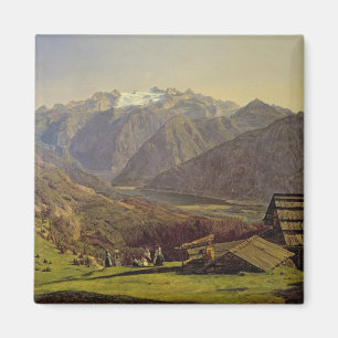 Hallstatter-See (oil on canvas) Magnet