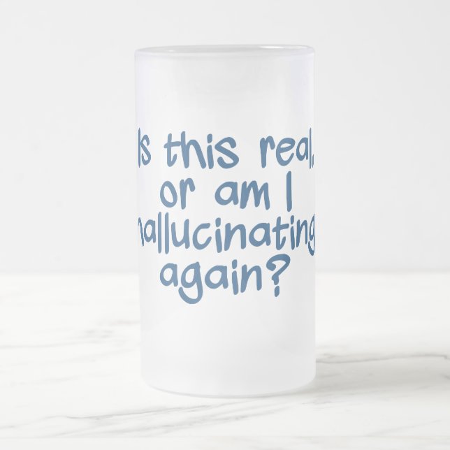 HALLUCINATING mug - choose style & colour (Center)