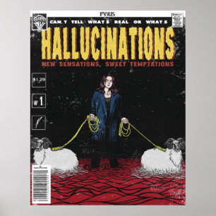 Hallucinations comic cover  PVRIS Poster