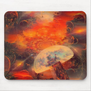 Hallucinogenic mushroom mouse mat