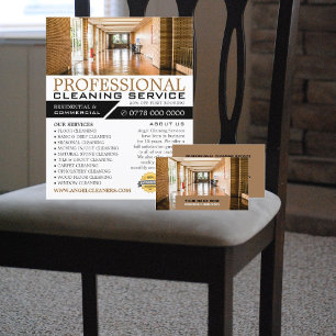 Hallway Floor, Cleaning Service Business Card