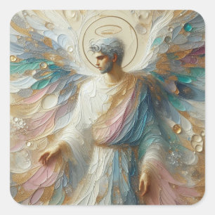 Halo - Angel Series Art Collection Square Sticker