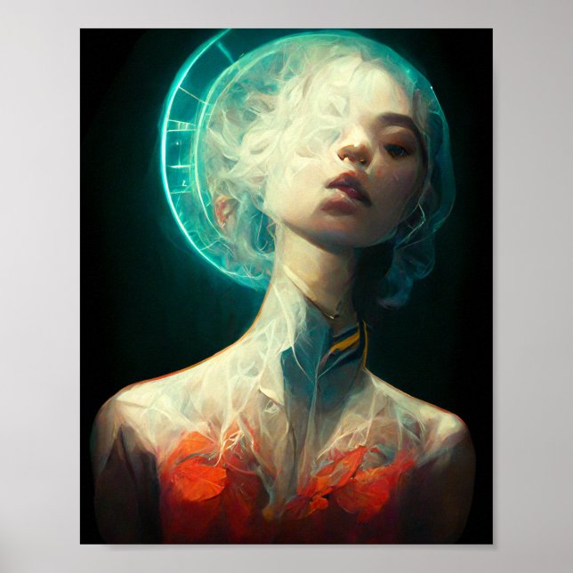 Halo Fantasy Science Fiction Art Poster (Front)