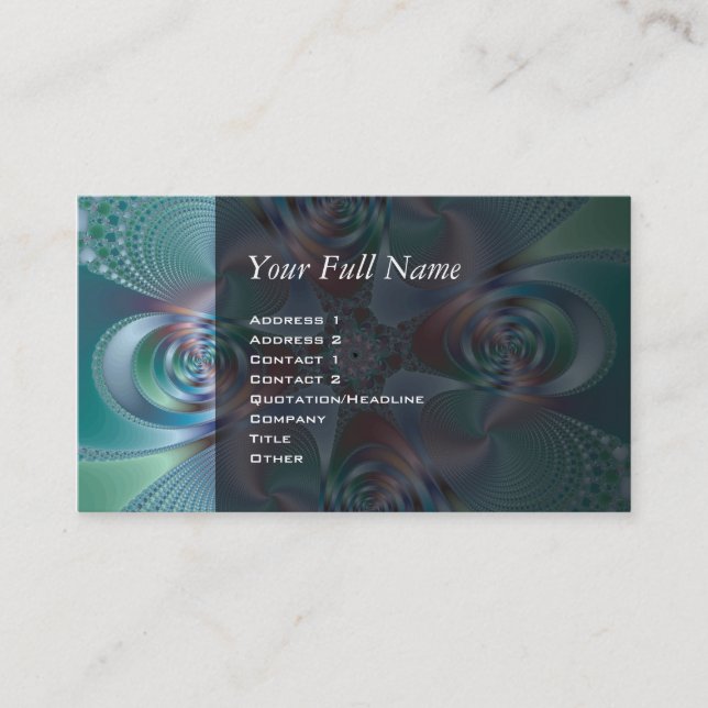 Halo - Fractal Business Card (Front)