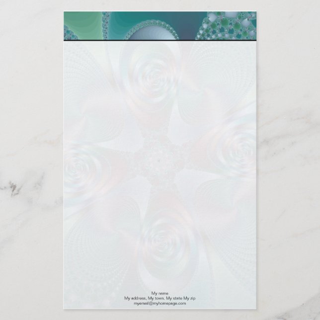 Halo - Fractal Stationery (Front)